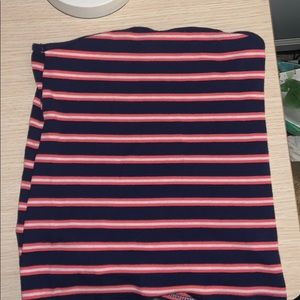 Tube top (peach,navy,white)*JUSTICE*